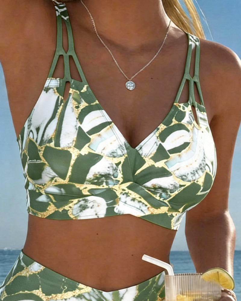 Bikini con Spalline Design Cut-Out