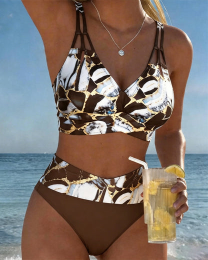 Bikini con Spalline Design Cut-Out