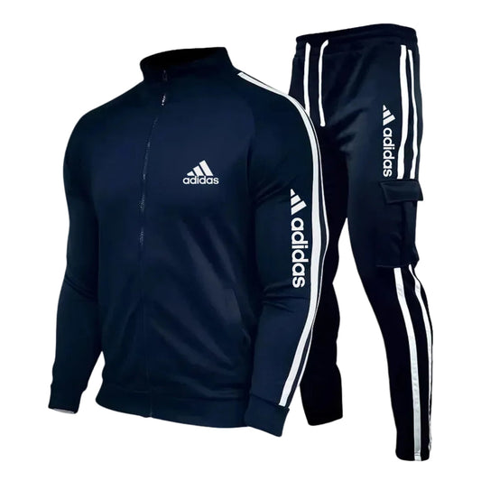 Completo sportivo casual con chiusura a zip || PREZZO DI LIQUIDAZIONE