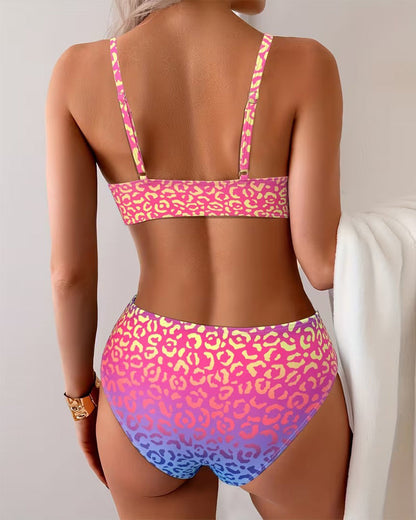 Bikini Stilizzato Stampa Animalier