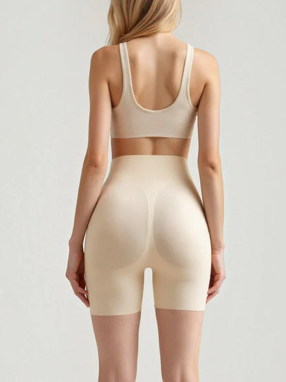 High-Waisted Mid-Thigh Shorts