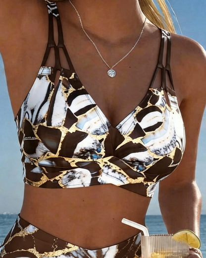 Bikini con Spalline Design Cut-Out