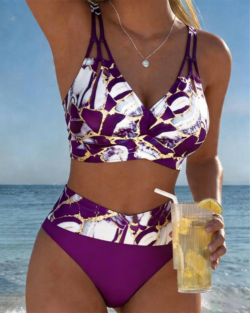 Bikini con Spalline Design Cut-Out