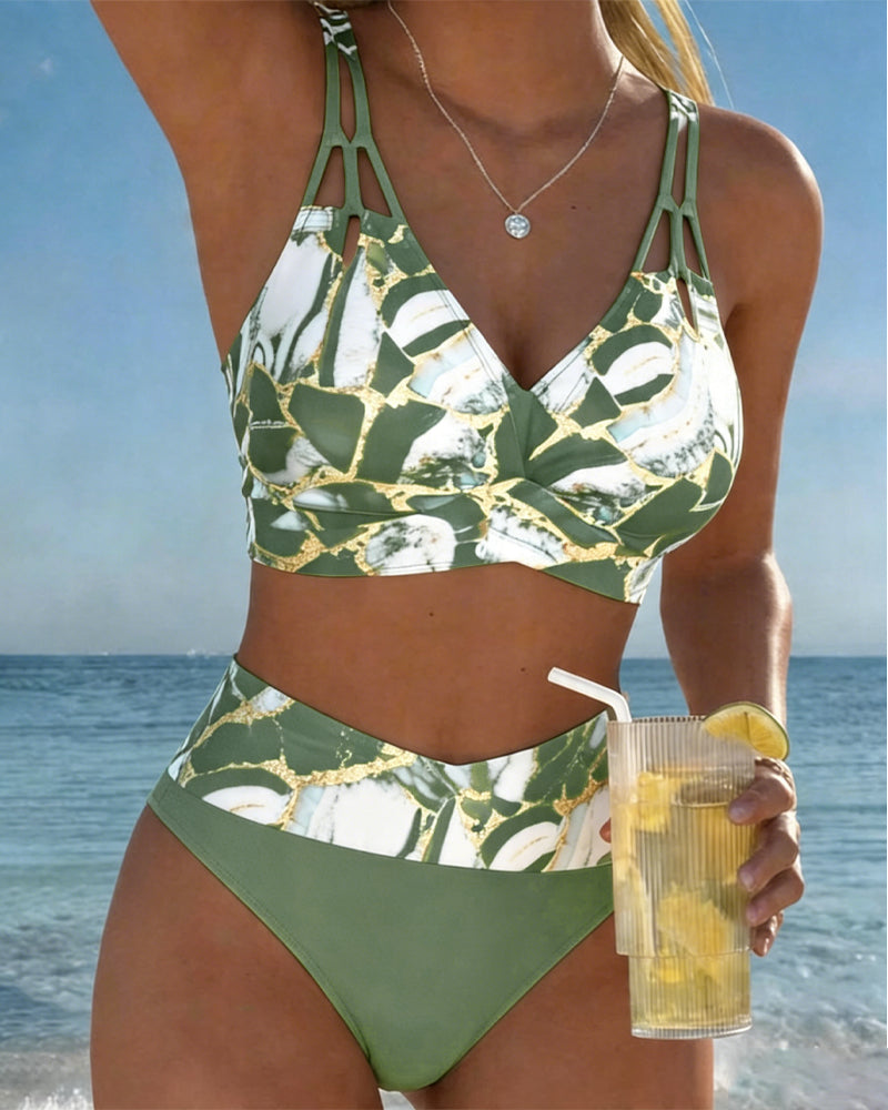Bikini con Spalline Design Cut-Out