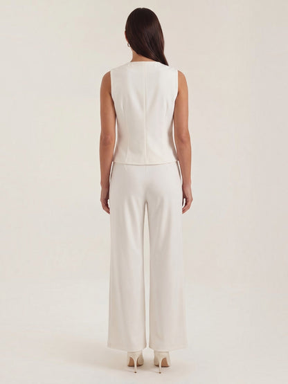 Anita Two-Piece Set with Tailored Vest and Trousers