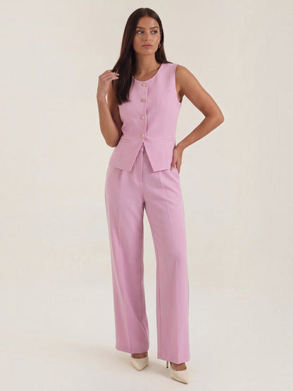 Anita Two-Piece Set with Tailored Vest and Trousers