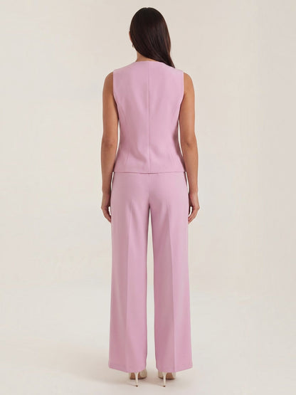 Anita Two-Piece Set with Tailored Vest and Trousers