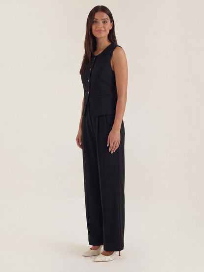 Anita Two-Piece Set with Tailored Vest and Trousers
