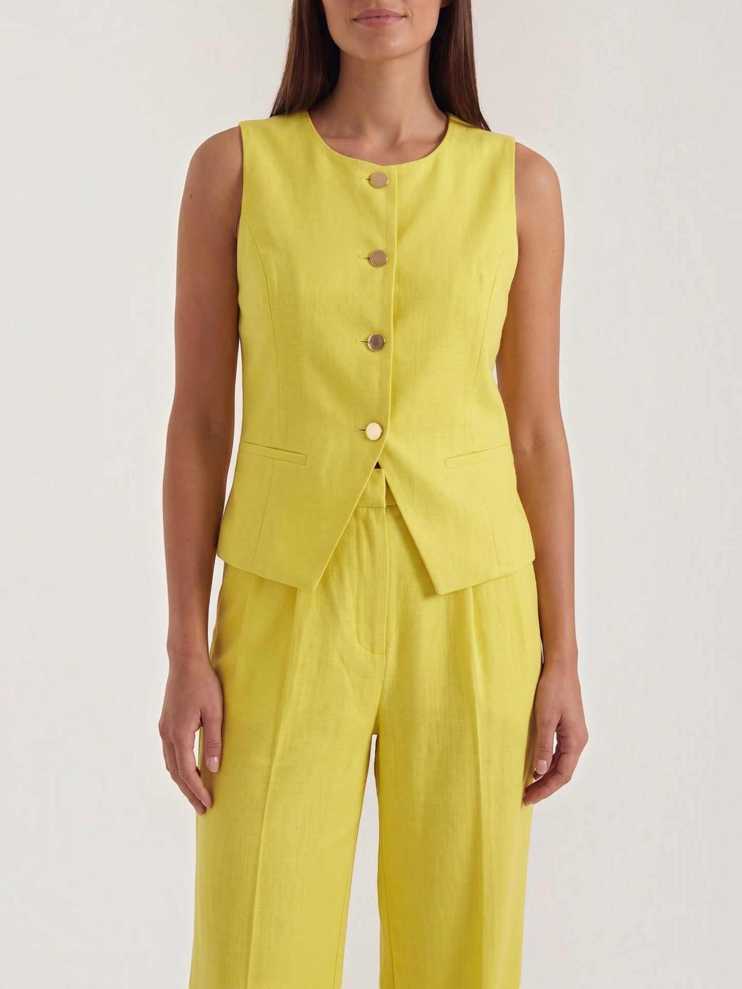 Anita Two-Piece Set with Tailored Vest and Trousers
