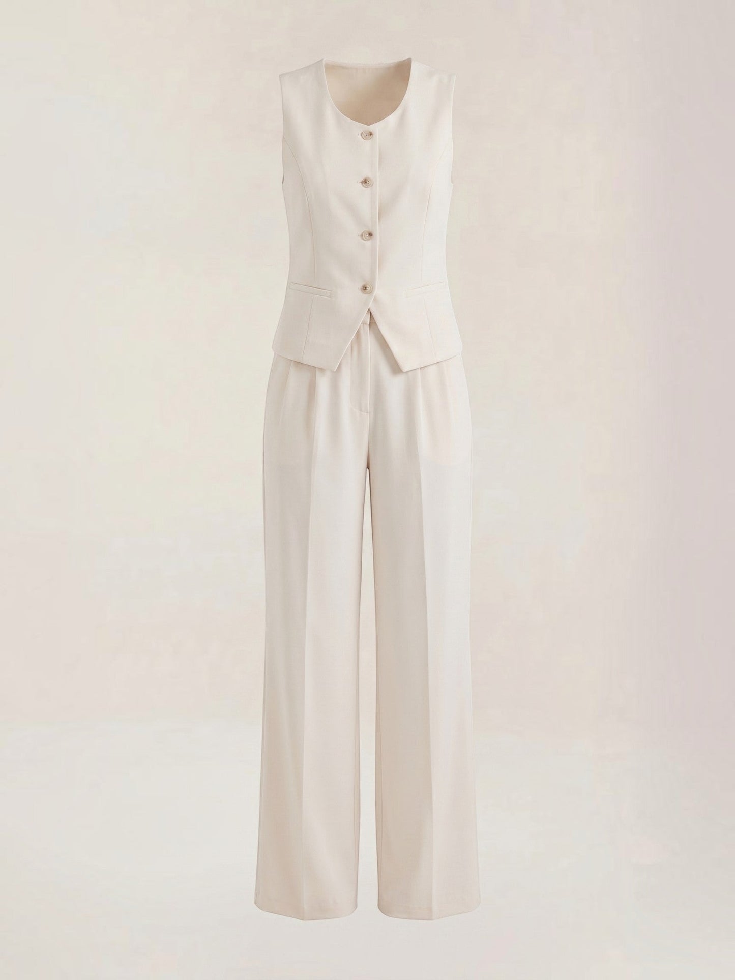 Anita Two-Piece Set with Tailored Vest and Trousers