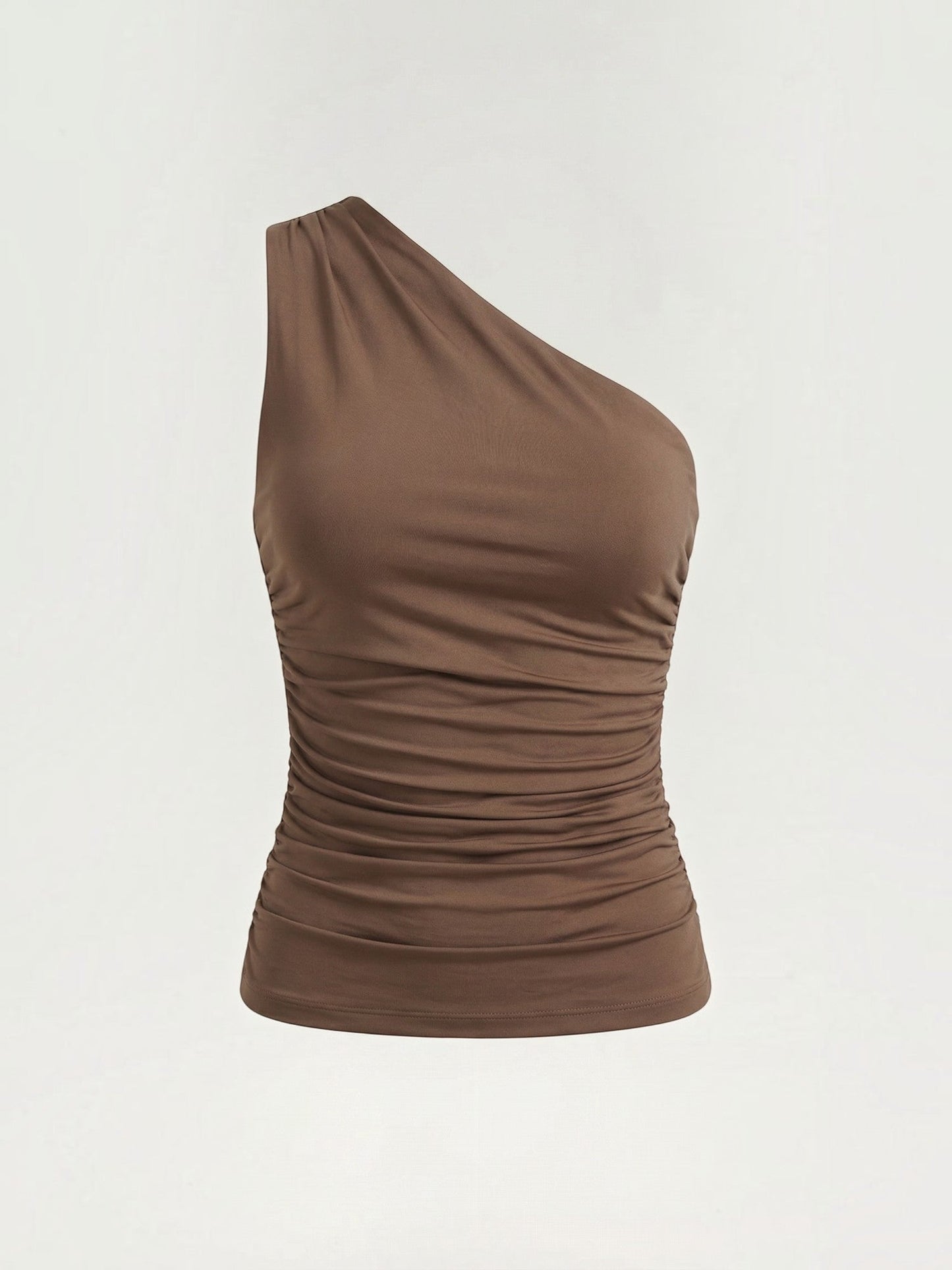 Briony Sleeveless One-Shoulder Top