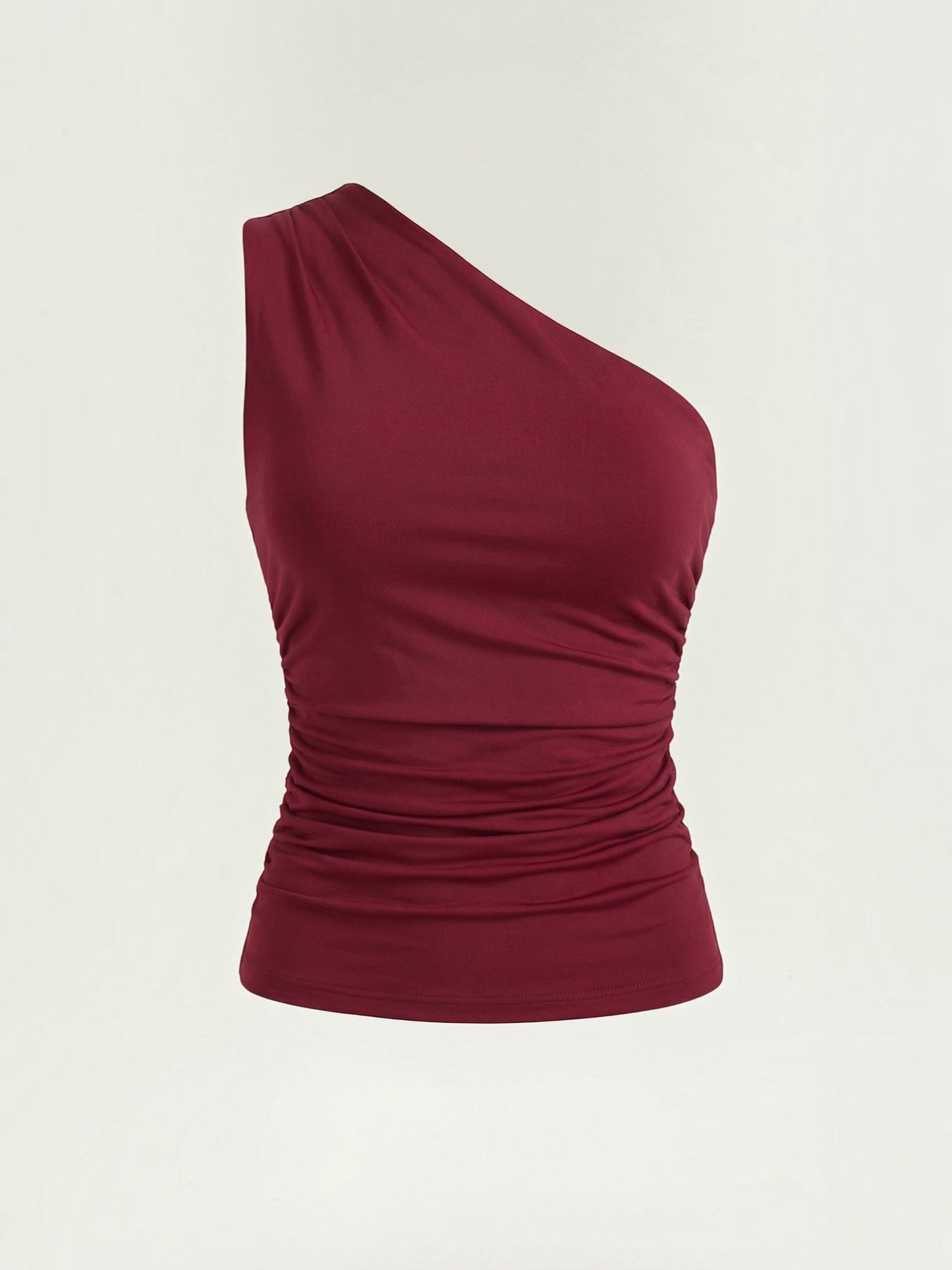 Briony Sleeveless One-Shoulder Top