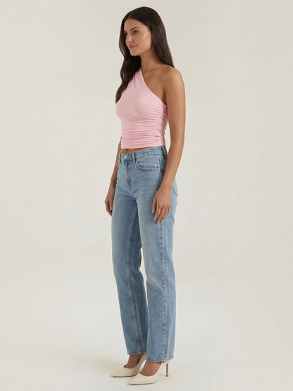 Briony Sleeveless One-Shoulder Top