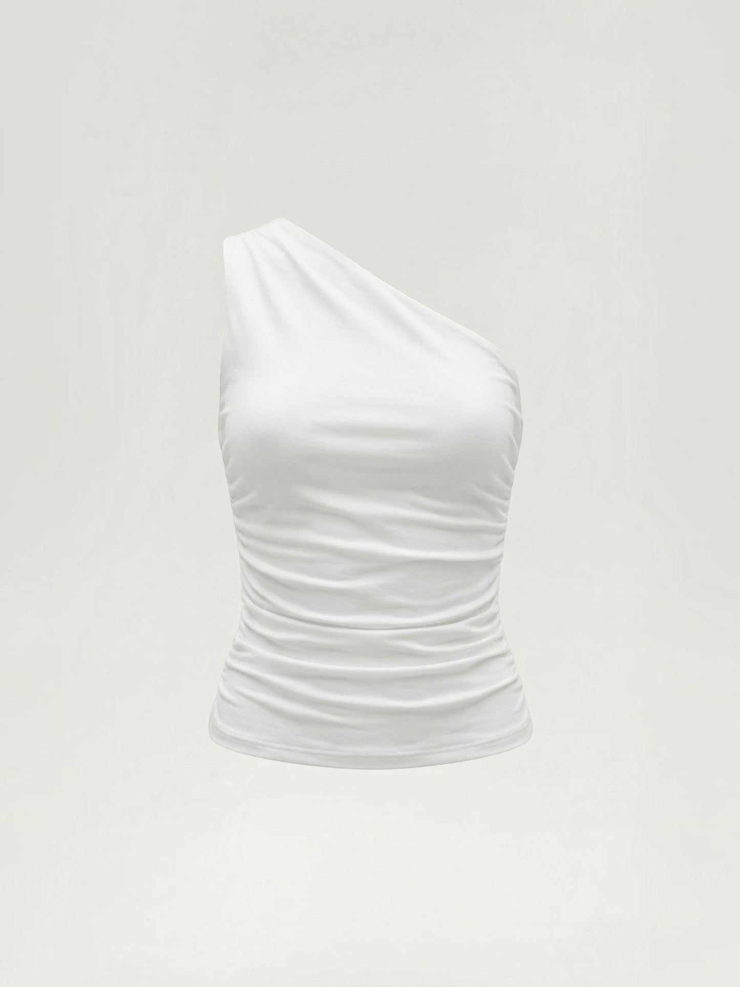 Briony Sleeveless One-Shoulder Top