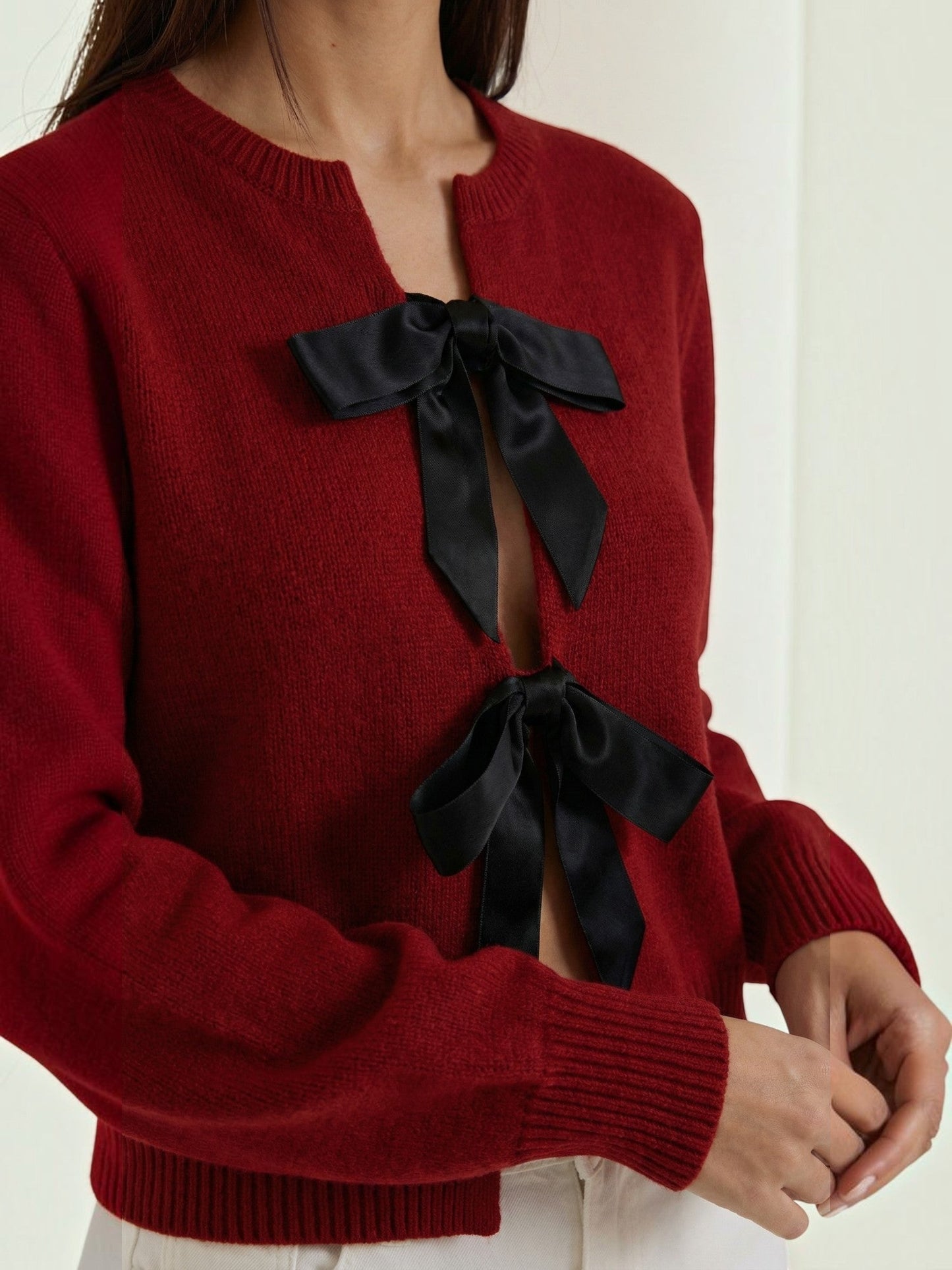 Cynthia Bow-Tie Cardigan