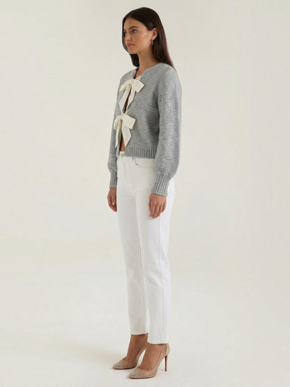 Cynthia Bow-Tie Cardigan
