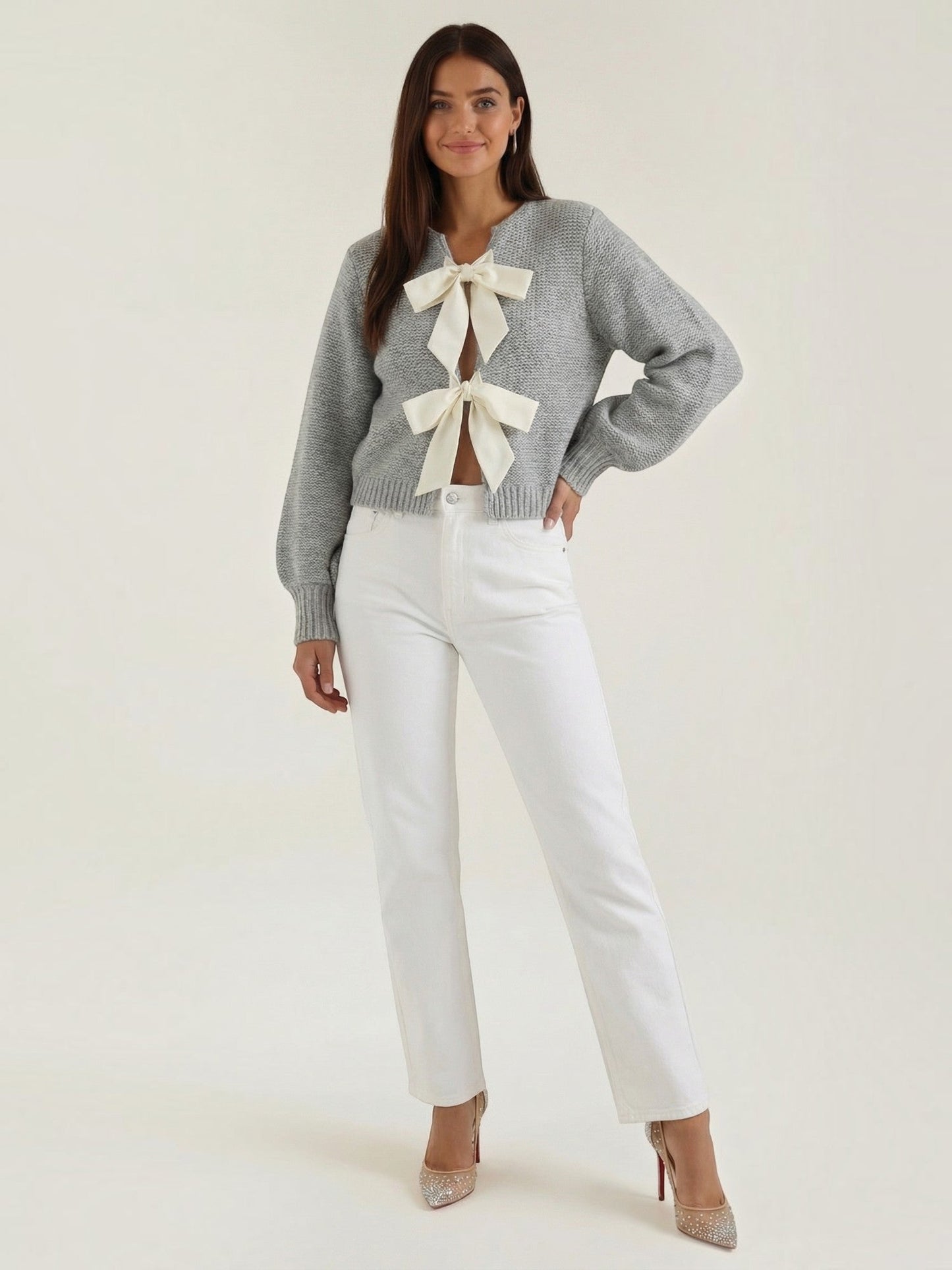 Cynthia Bow-Tie Cardigan