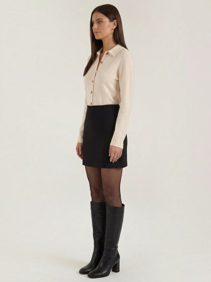 Gladys Knit Polo Top