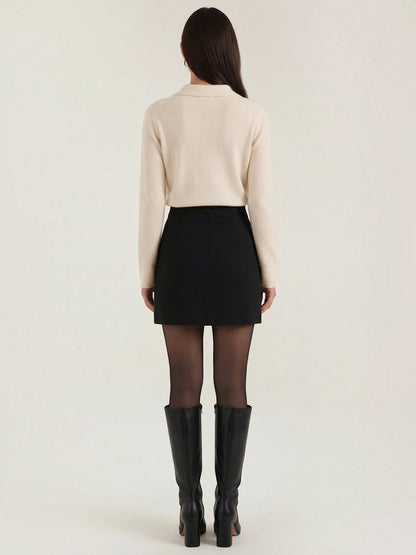 Gladys Knit Polo Top