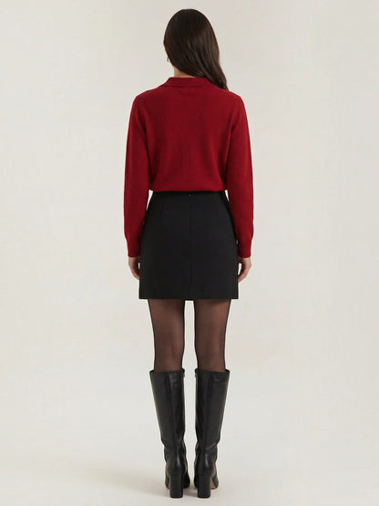 Gladys Knit Polo Top