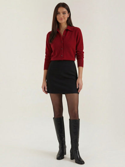 Gladys Knit Polo Top