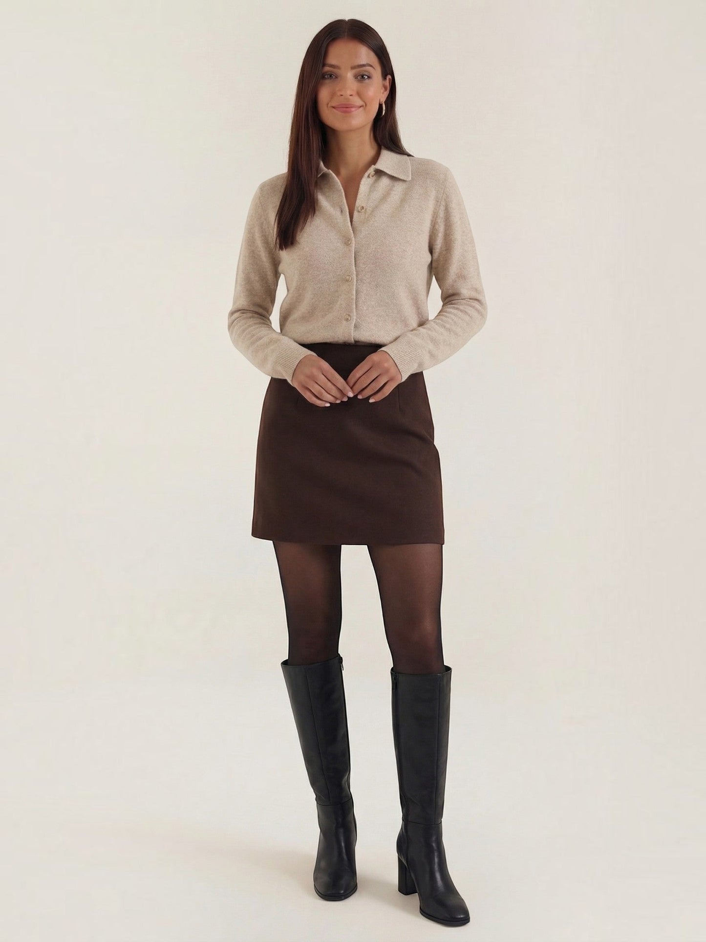 Gladys Knit Polo Top
