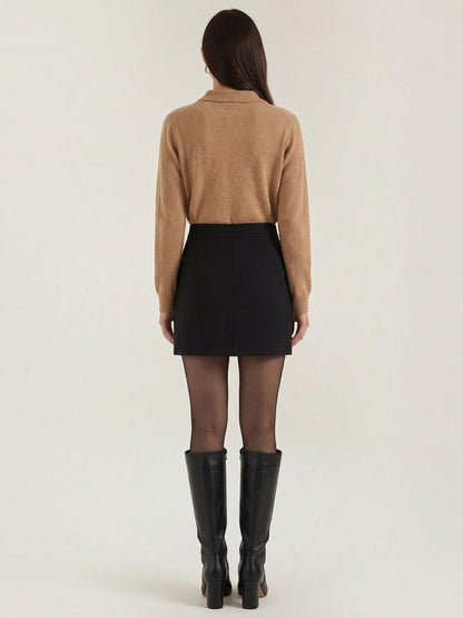Gladys Knit Polo Top