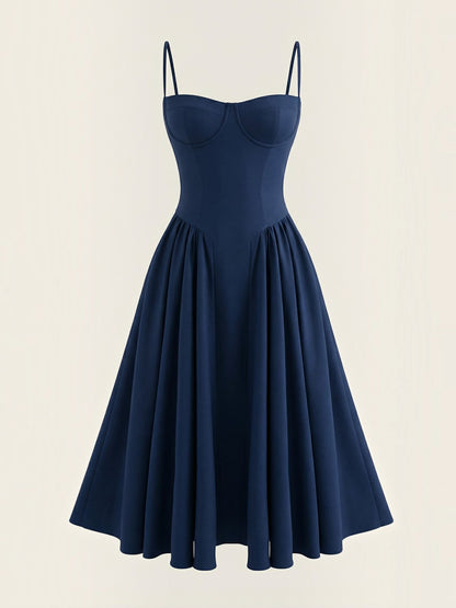 Odette Corset Midi Dress