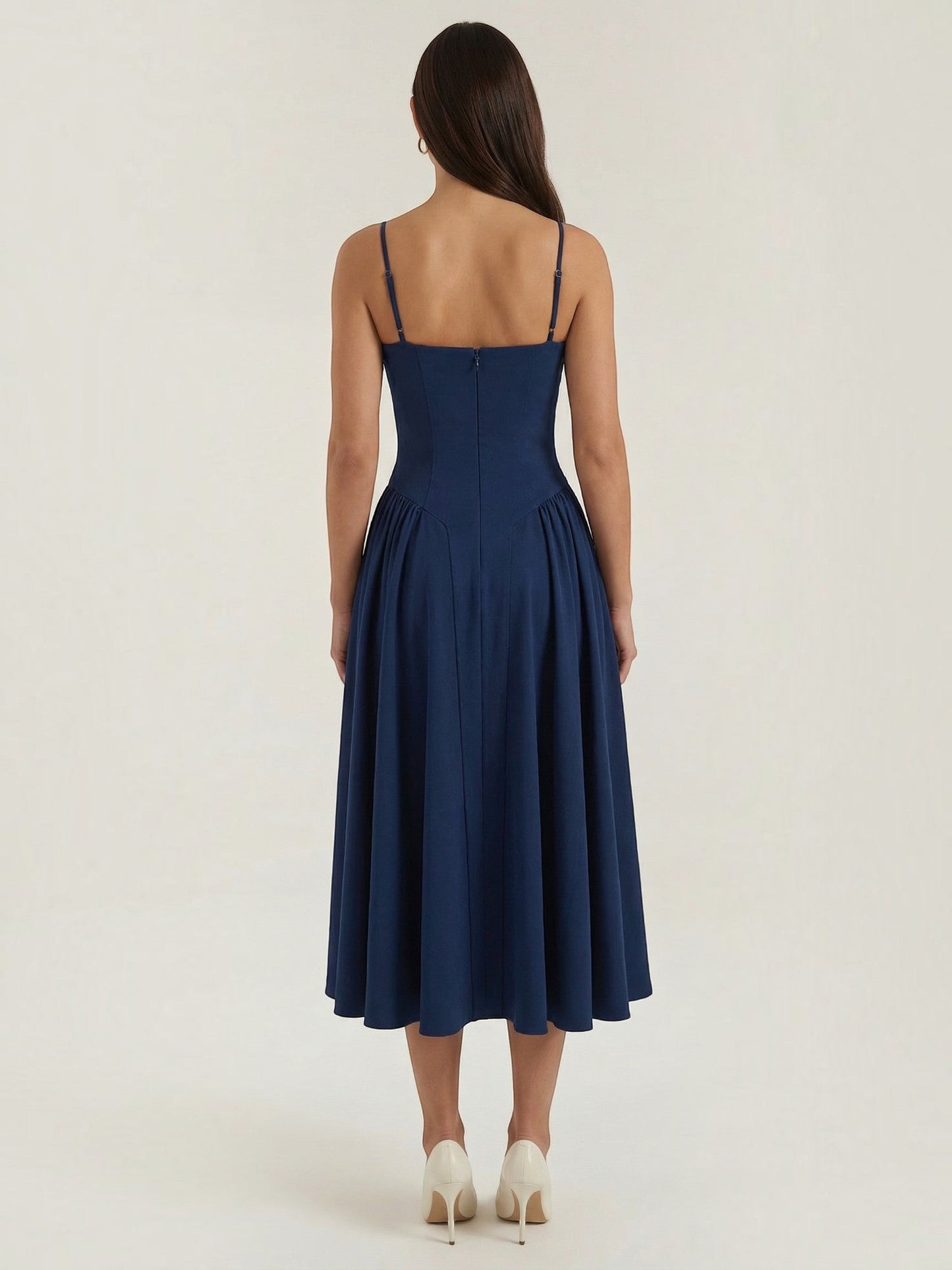 Odette Corset Midi Dress