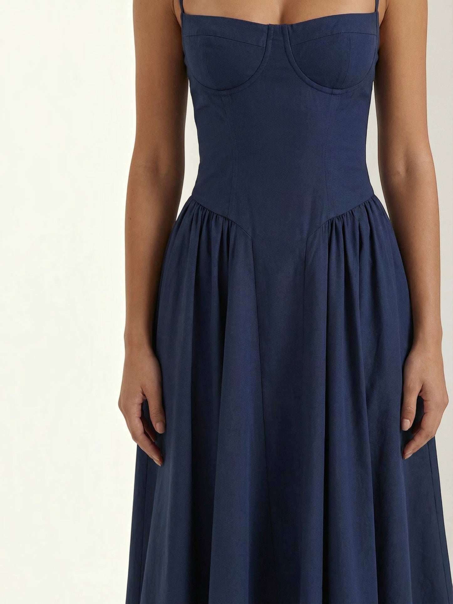 Odette Corset Midi Dress