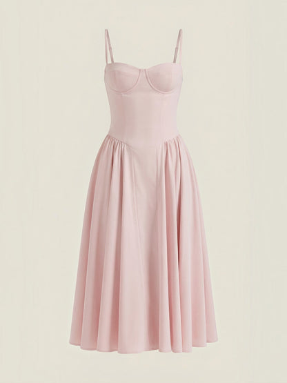 Odette Corset Midi Dress