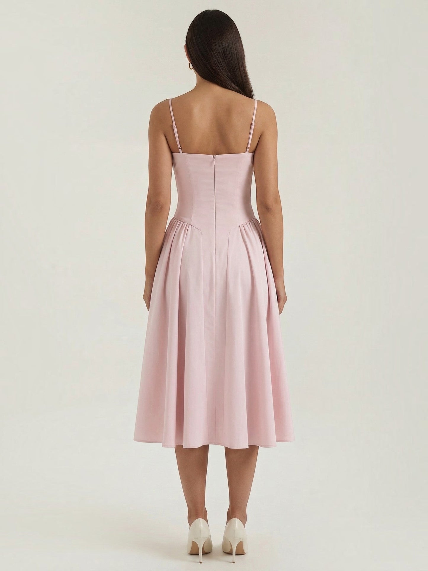Odette Corset Midi Dress