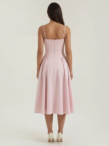 Odette Corset Midi Dress