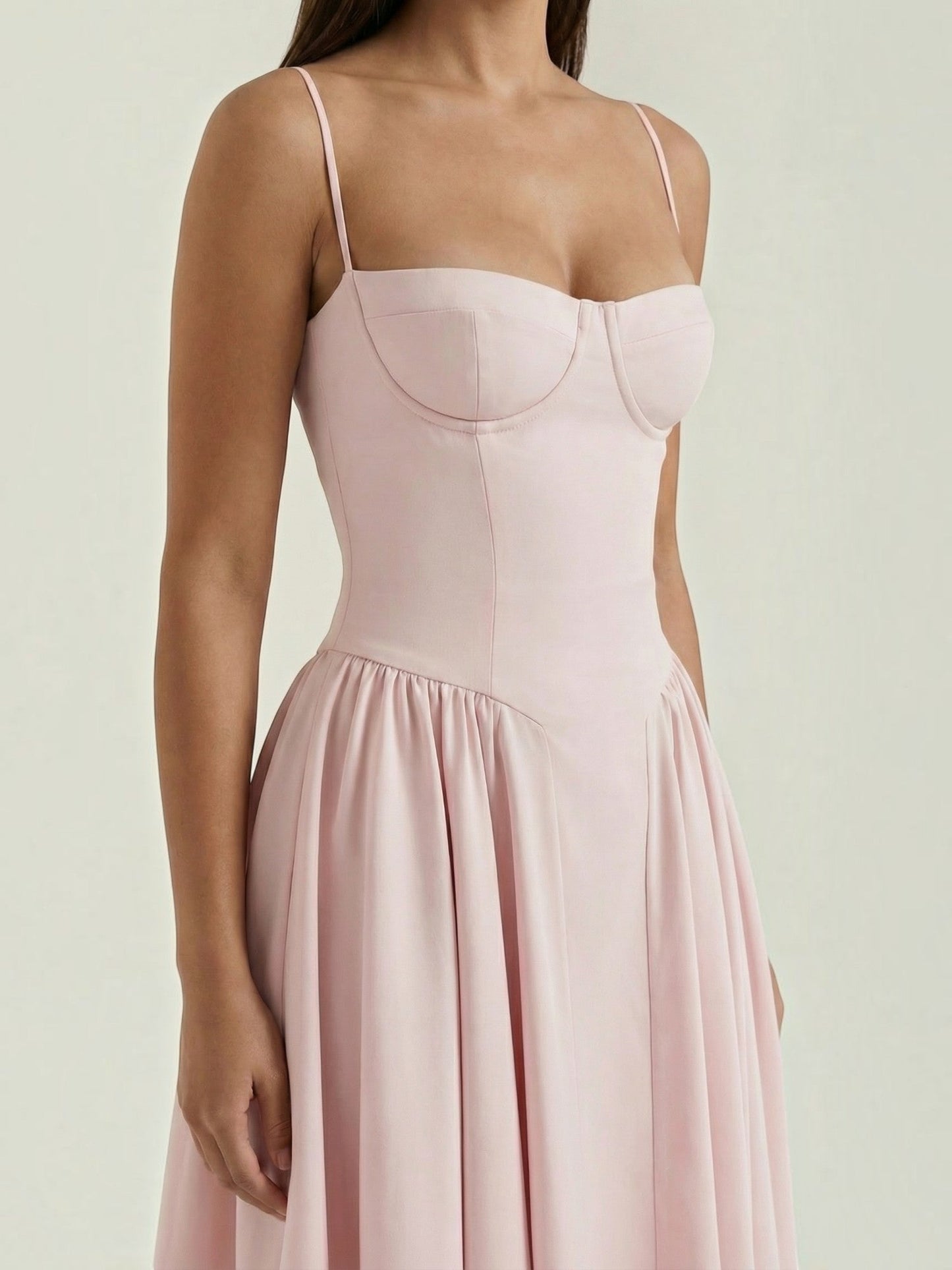 Odette Corset Midi Dress