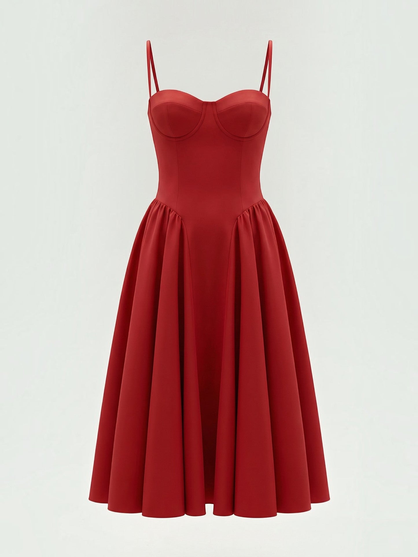 Odette Corset Midi Dress