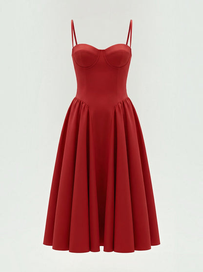 Odette Corset Midi Dress