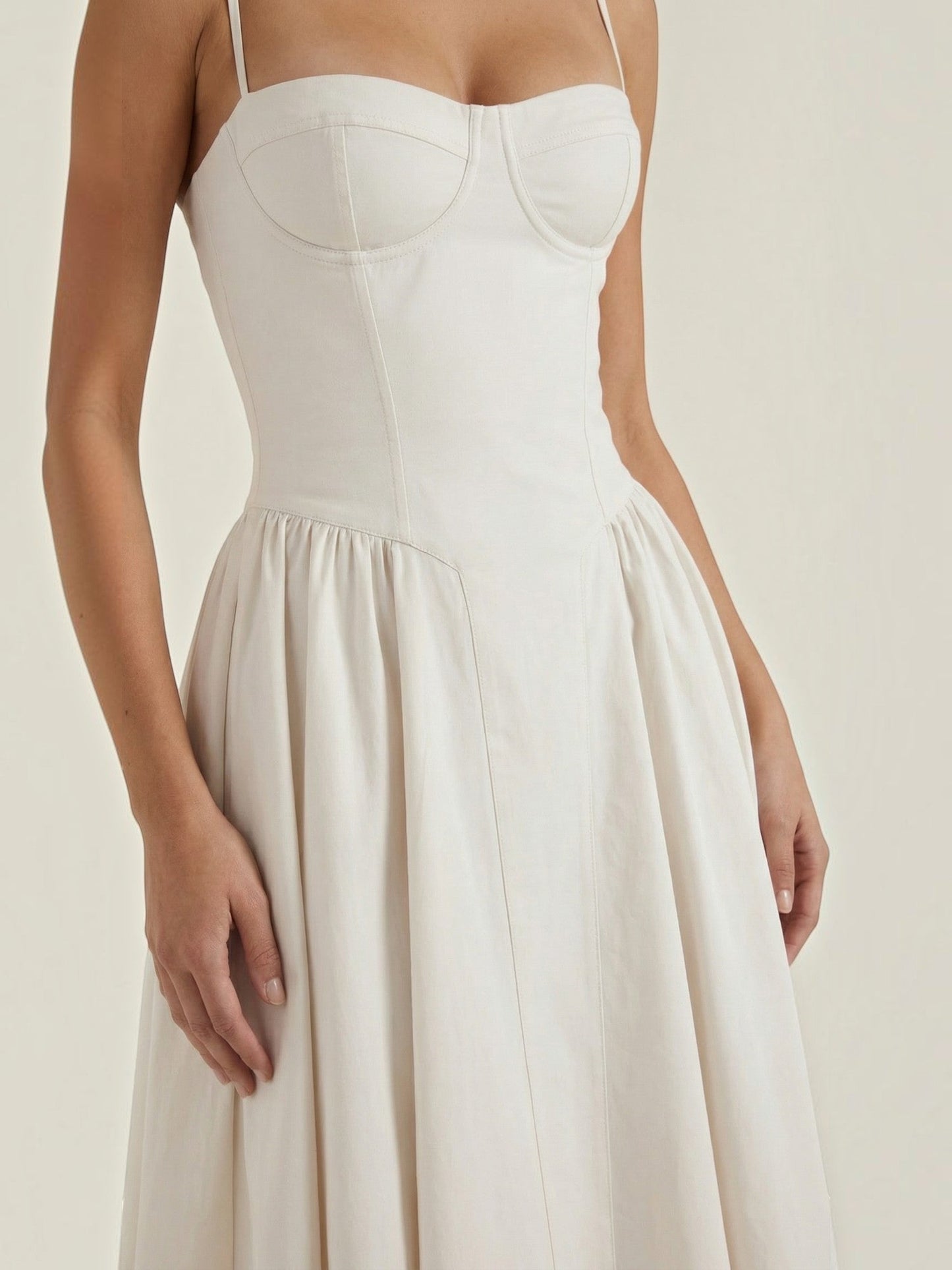 Odette Corset Midi Dress