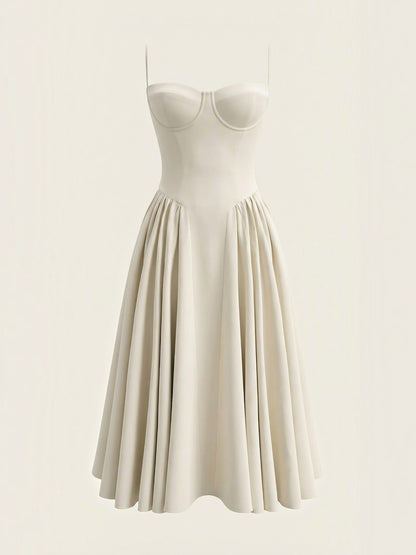 Odette Corset Midi Dress