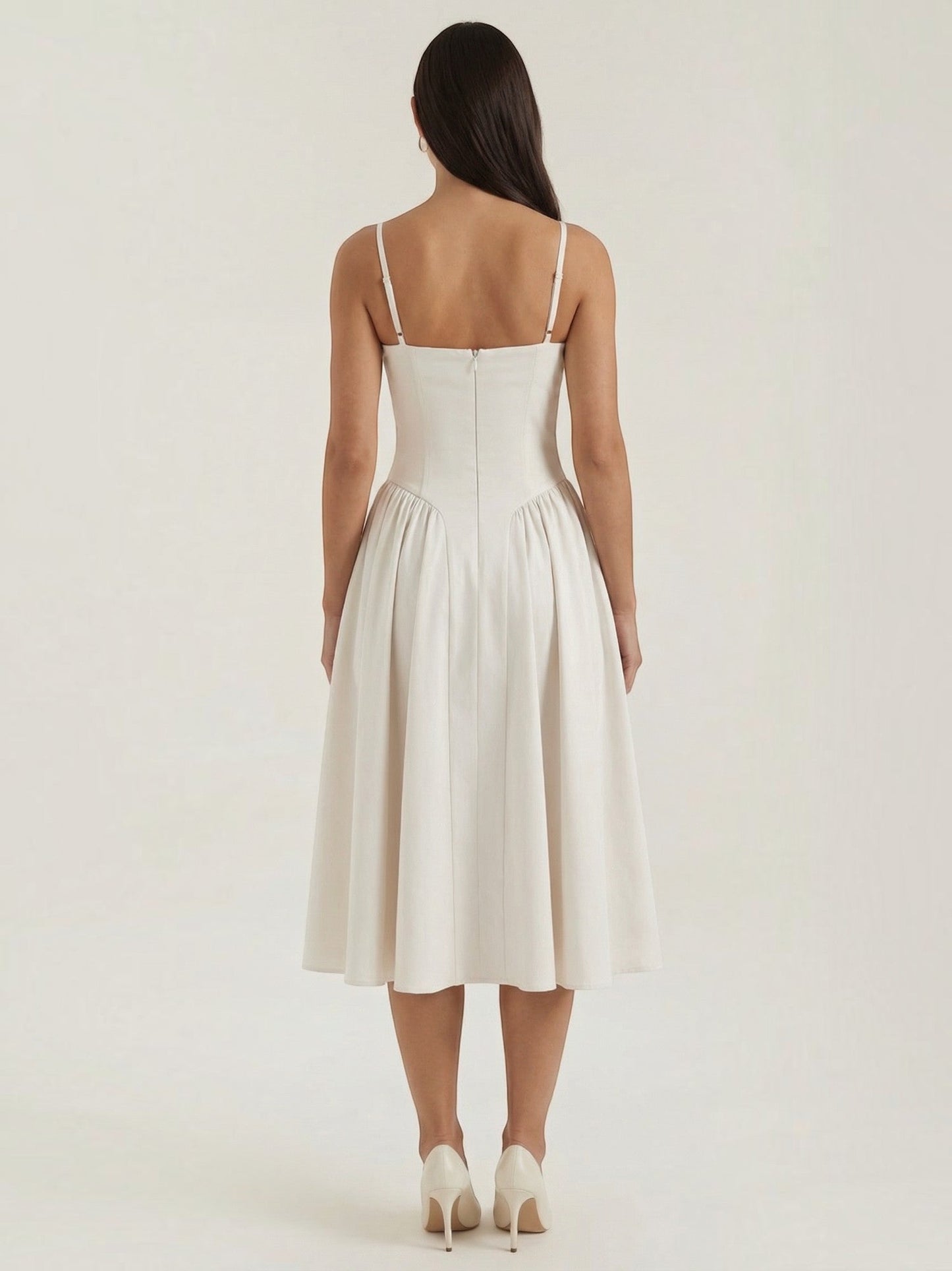 Odette Corset Midi Dress