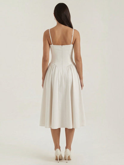 Odette Corset Midi Dress