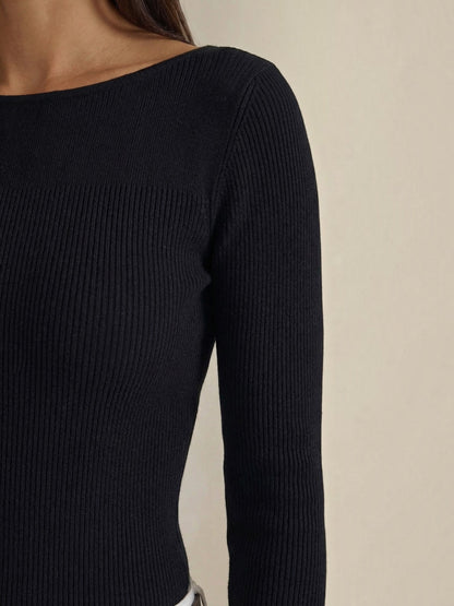 Ruth Ribbed Knit Top