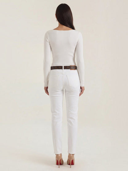 Ruth Ribbed Knit Top