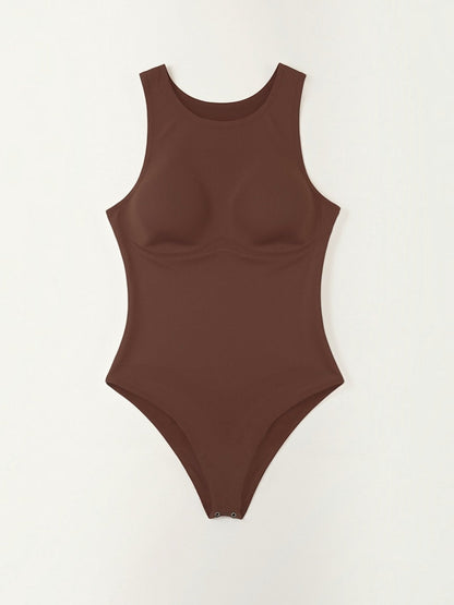 Crew Neck Thong Bodysuit