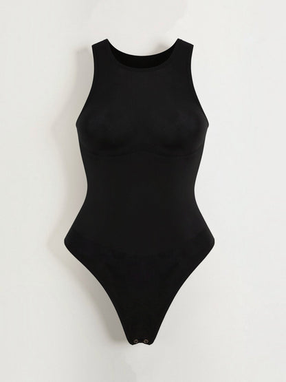 Crew Neck Thong Bodysuit