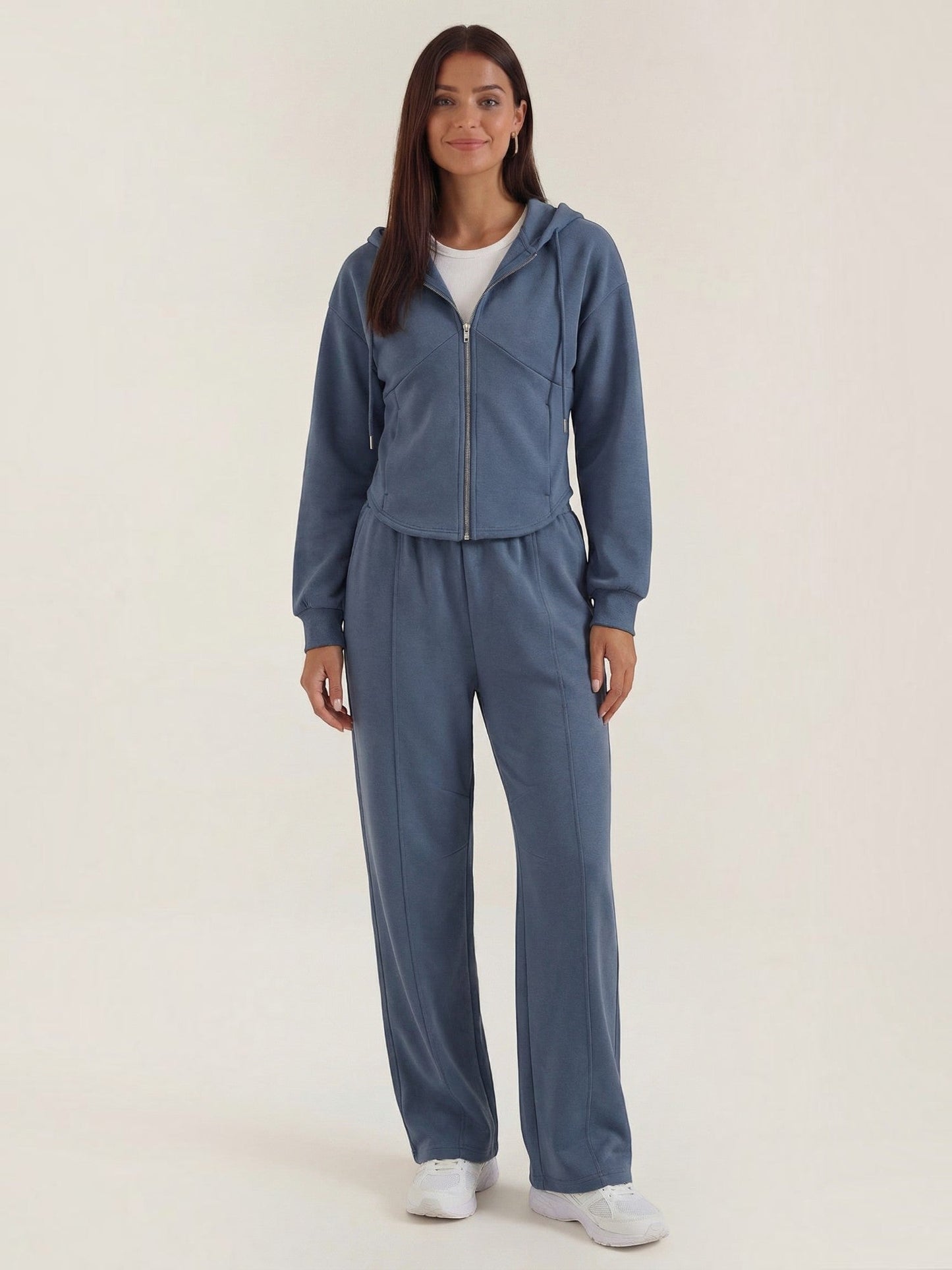 Yolanda Hoodie & Wide-Leg Pants Set