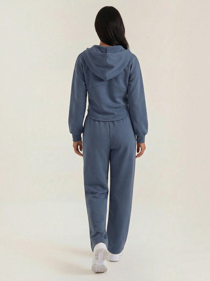 Yolanda Hoodie & Wide-Leg Pants Set