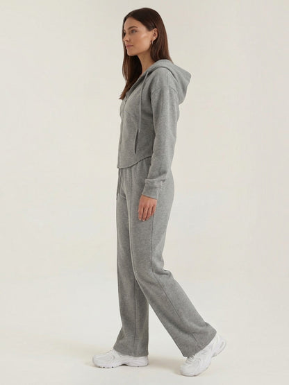 Yolanda Hoodie & Wide-Leg Pants Set