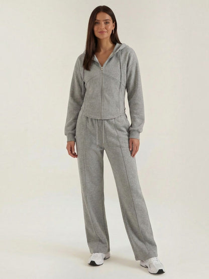 Yolanda Hoodie & Wide-Leg Pants Set