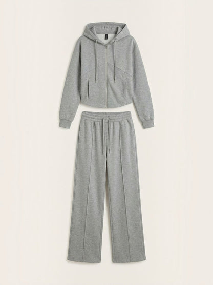 Yolanda Hoodie & Wide-Leg Pants Set