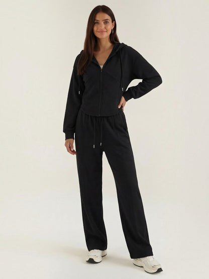Yolanda Hoodie & Wide-Leg Pants Set